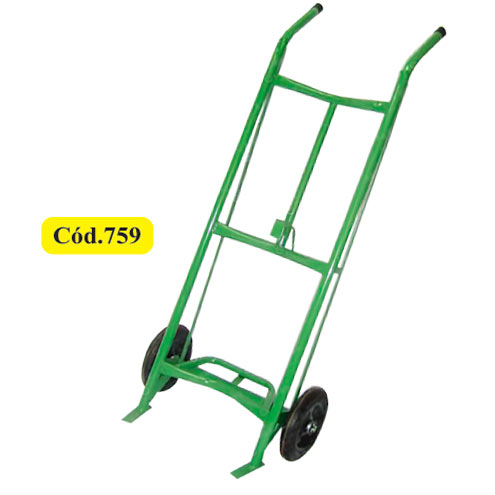 Carrinho para transporte de tambores